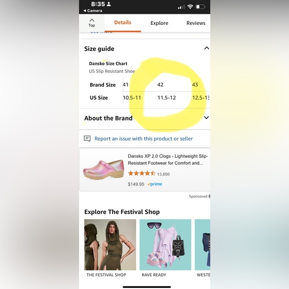 Dansko Red and Pink Mules Vibrant Floral Design size42 11.5-12 women - Picture 4 of 10